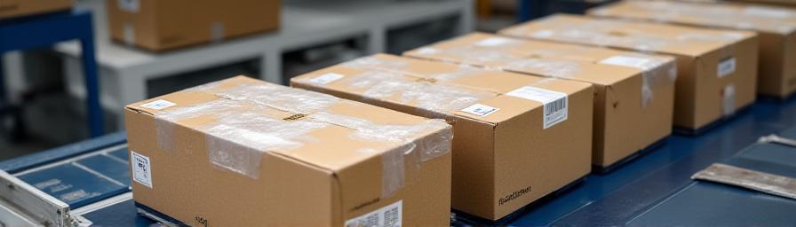 E-commerce subscription boxes packed and staged for last-mile delivery across Santa Rosa suburbs